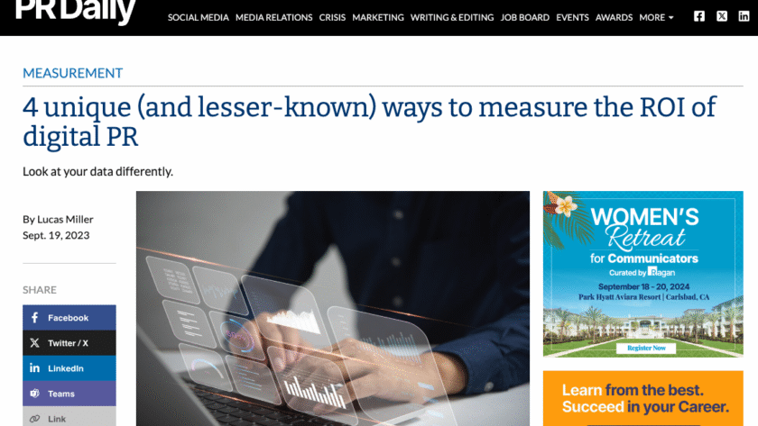 earned media coverage on prdaily.com